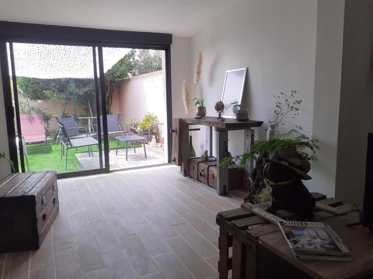 Вилла Loft Avec Clim, Parking Et Jardin Proche De La Mer Sauvian Экстерьер фото